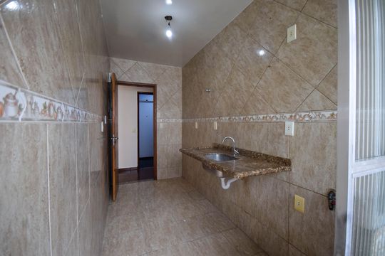 Cozinha de apartamento à venda com 2 quartos, 65m² em Pechincha, Rio de Janeiro