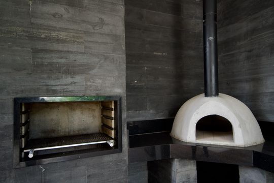 Área comum - Churrasqueira de kitnet/studio para alugar com 1 quarto, 26m² em Cerqueira César, São Paulo
