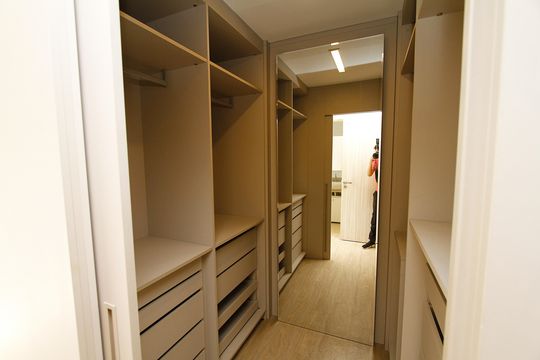 Closet da suíte de apartamento à venda com 3 quartos, 109m² em Buritis, Belo Horizonte