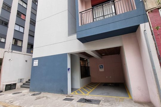 Fachada de kitnet/studio à venda com 1 quarto, 23m² em Vila Buarque, São Paulo