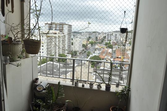 Varanda Sala de apartamento à venda com 2 quartos, 83m² em Sampaio, Rio de Janeiro