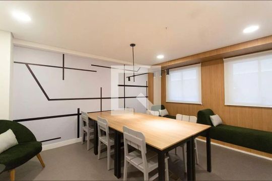 Área comum de kitnet/studio para alugar com 1 quarto, 26m² em Bela Vista, São Paulo