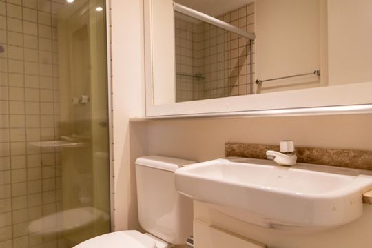 Banheiro de apartamento para alugar com 3 quartos, 75m² em Bonfim, Campinas