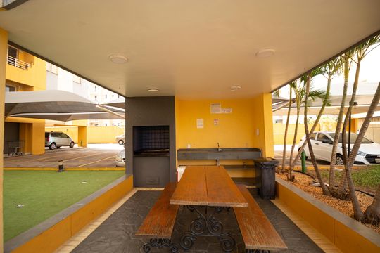 Área comum - Churrasqueira de apartamento para alugar com 3 quartos, 75m² em Bonfim, Campinas