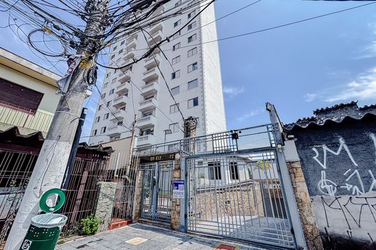 Fachada com Placa de apartamento para alugar com 3 quartos, 97m² em Tatuapé, São Paulo