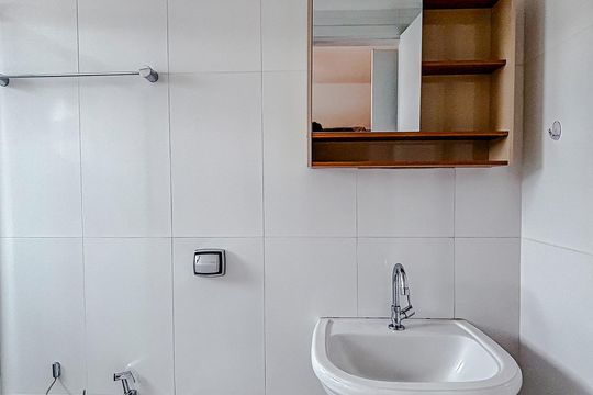 Banheiro da Suíte de apartamento para alugar com 3 quartos, 97m² em Tatuapé, São Paulo