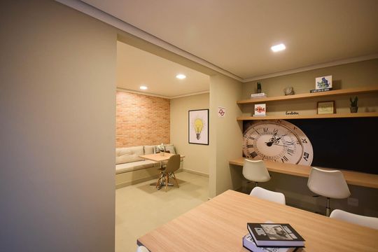Coworking de apartamento para alugar com 2 quartos, 32m² em Cidade Auxiliadora, São Paulo