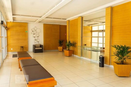 Área comum - Hall de entrada de apartamento para alugar com 3 quartos, 91m² em Vila Lusitania, São Bernardo do Campo