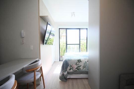 Studio de kitnet/studio para alugar com 1 quarto, 28m² em Jardim Panorama, São Paulo