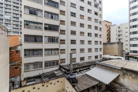 Vista de kitnet/studio à venda com 1 quarto, 26m² em Vila Buarque, São Paulo