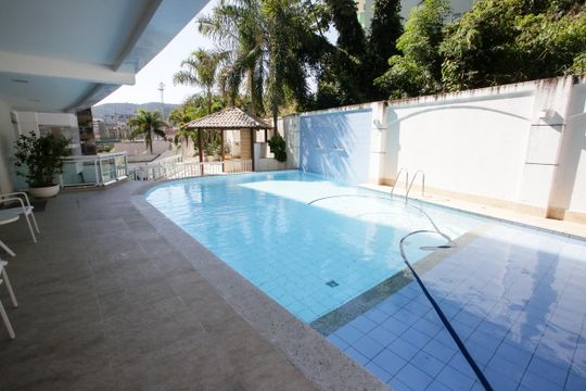 Área comum - Piscina de apartamento para alugar com 2 quartos, 184m² em Freguesia (jacarepaguá), Rio de Janeiro