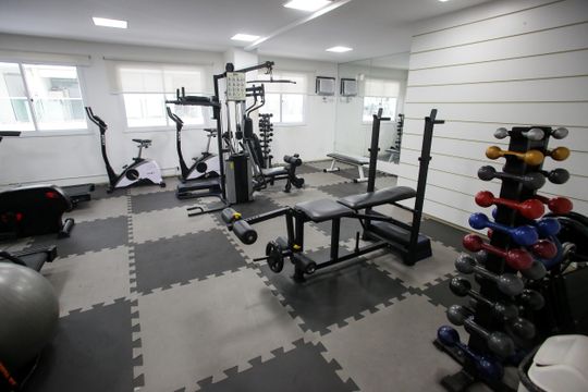 Área comum - Academia de apartamento para alugar com 2 quartos, 184m² em Freguesia (jacarepaguá), Rio de Janeiro