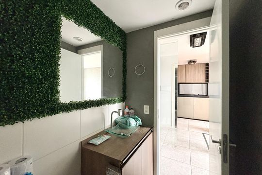 Banheiro de apartamento à venda com 2 quartos, 34m² em Brasilândia, São Paulo