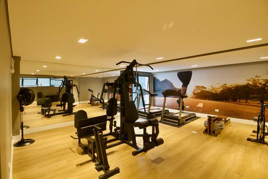 Área comum - Academia de apartamento para alugar com 1 quarto, 30m² em Centro, Curitiba