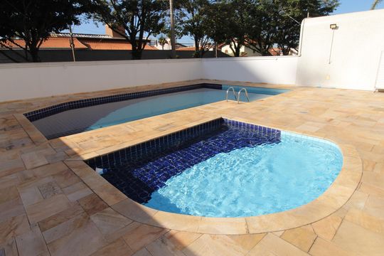 Área comum - Piscina de apartamento para alugar com 3 quartos, 96m² em Parque Residencial Aquarius, São José dos Campos