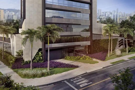 Apartamento à venda com 3 quartos, 92m² em Sion, Belo Horizonte