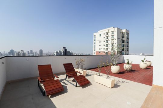 Área comum de apartamento à venda com 1 quarto, 31m² em Parada Inglesa, São Paulo