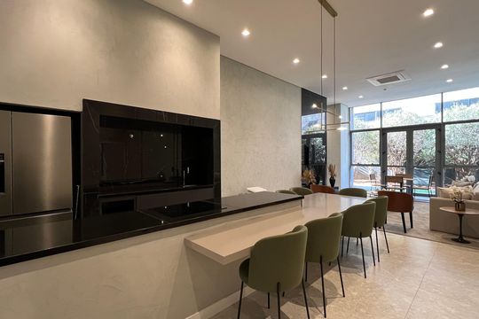 Área comum de kitnet/studio à venda com 1 quarto, 25m² em Pinheiros, São Paulo
