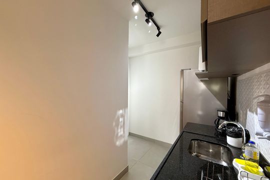 Cozinha de kitnet/studio à venda com 0 quarto, 25m² em Campo Belo, São Paulo