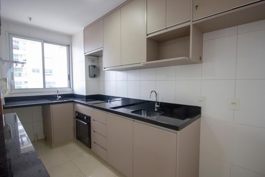 Cozinha de apartamento à venda com 1 quarto, 40m² em Sul (águas Claras), Brasília