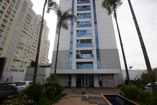 Fachada de apartamento à venda com 1 quarto, 40m² em Sul (águas Claras), Brasília