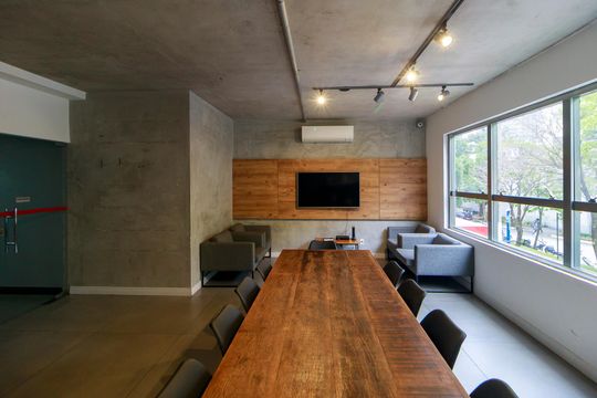 Área comum de apartamento para alugar com 2 quartos, 70m² em Jardim das Acacias, São Paulo