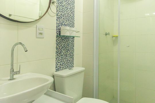 Banheiro de apartamento para alugar com 2 quartos, 38m² em Vila Matilde, São Paulo
