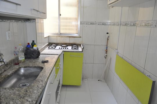 Cozinha de apartamento para alugar com 2 quartos, 46m² em Lins de Vasconcelos, Rio de Janeiro