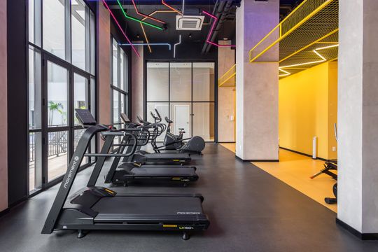 Área comum -Academia de kitnet/studio para alugar com 1 quarto, 25m² em Pinheiros, São Paulo