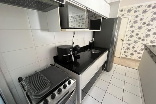 Cozinha - Torneira de apartamento à venda com 3 quartos, 73m² em Vila Andrade, São Paulo