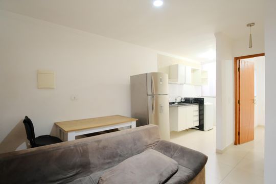 Sala de apartamento para alugar com 1 quarto, 27m² em Chácara Santo Antônio (zona Leste), São Paulo
