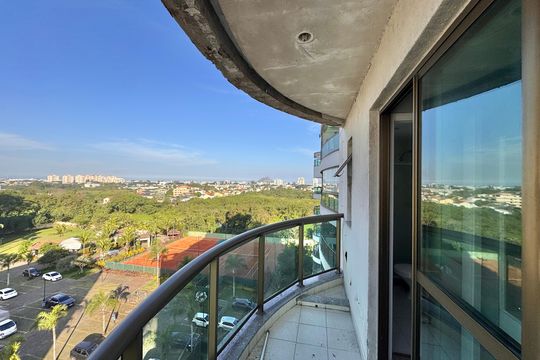 Varanda da suíte de apartamento à venda com 3 quartos, 88m² em Recreio dos Bandeirantes, Rio de Janeiro
