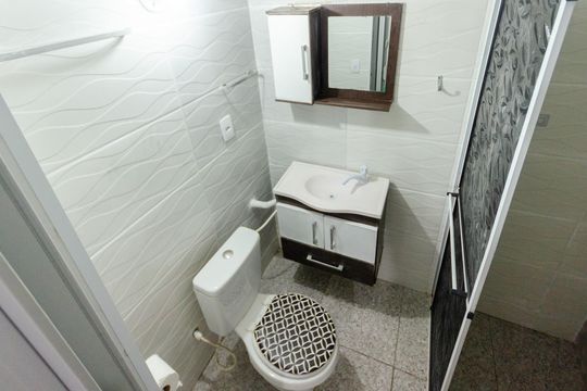 Banheiro de apartamento para alugar com 1 quarto, 50m² em Jardim Cidade Pirituba, São Paulo