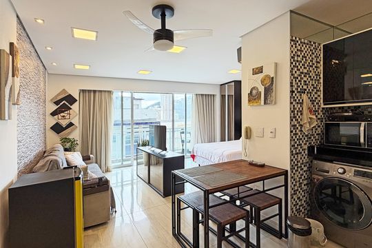 Apartamento para alugar com 1 quarto, 45m² em Pompéia, Santos