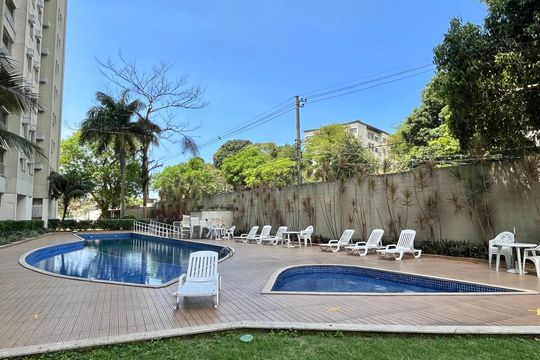 Área comum - Piscina de apartamento para alugar com 3 quartos, 115m² em Jacarepaguá, Rio de Janeiro