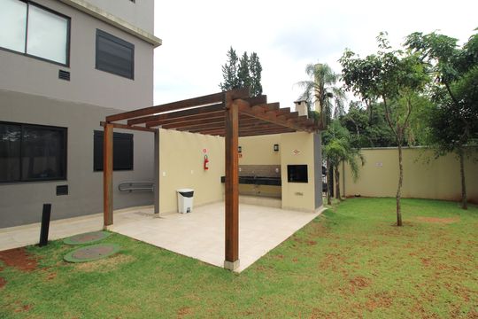 Área comum - Churrasqueira de apartamento para alugar com 1 quarto, 34m² em Jurubatuba, São Paulo