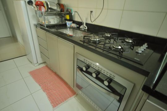 Cozinha  de apartamento para alugar com 2 quartos, 48m² em Jardim São Savério, São Paulo