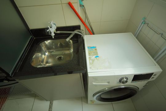 Área de Serviço de apartamento para alugar com 2 quartos, 48m² em Jardim São Savério, São Paulo