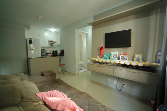 Sala de apartamento para alugar com 2 quartos, 48m² em Jardim São Savério, São Paulo