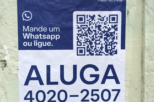 Placa de apartamento para alugar com 2 quartos, 65m² em Todos Os Santos, Rio de Janeiro