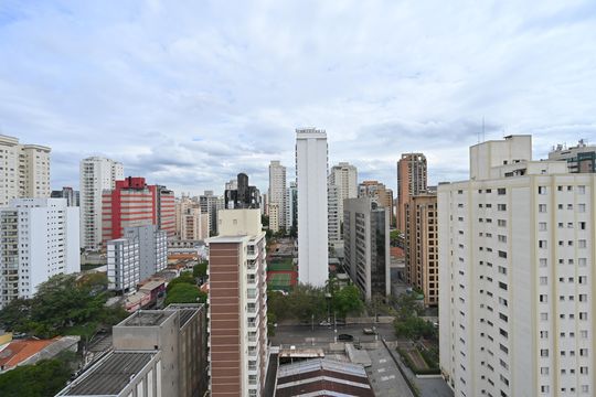 Vista da Suíte 1 de apartamento para alugar com 2 quartos, 96m² em Vila Clementino, São Paulo