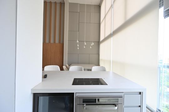 Cozinha de apartamento para alugar com 2 quartos, 96m² em Vila Clementino, São Paulo