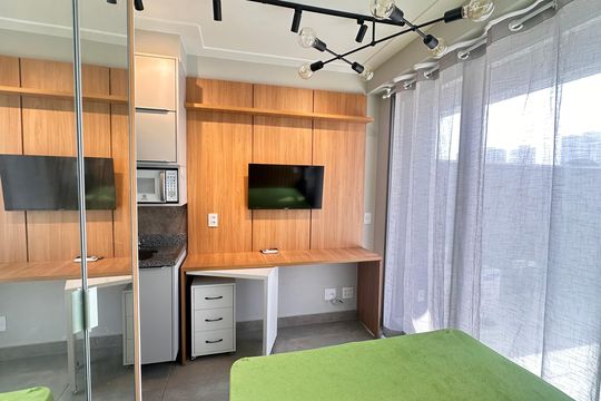 Studio de kitnet/studio à venda com 1 quarto, 31m² em Santo Amaro, São Paulo