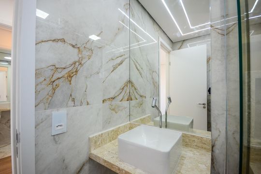 Suíte - Banheiro de apartamento para alugar com 3 quartos, 66m² em Vila Cruz das Almas, São Paulo