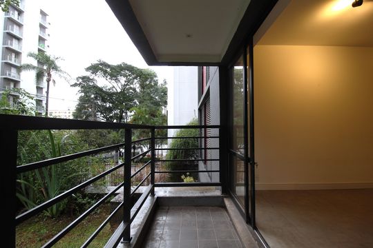 Varanda da sala de apartamento à venda com 3 quartos, 90m² em Vila Olímpia, São Paulo