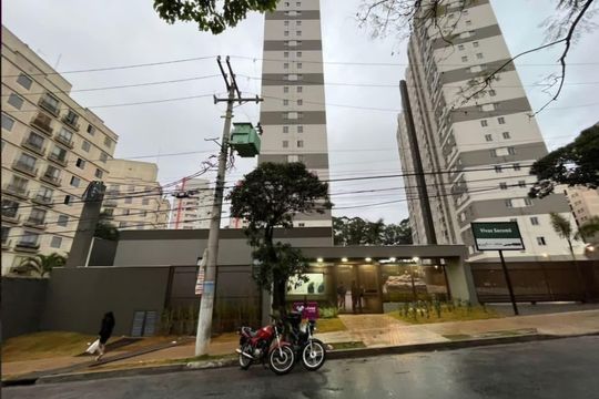 Fachada de apartamento para alugar com 1 quarto, 24m² em Jardim Santa Emília, São Paulo