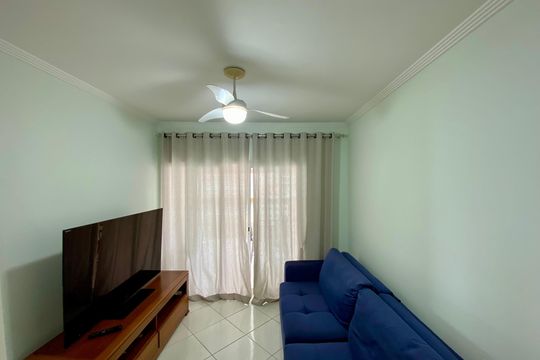 Sala de apartamento para alugar com 2 quartos, 100m² em Aviação, Praia Grande