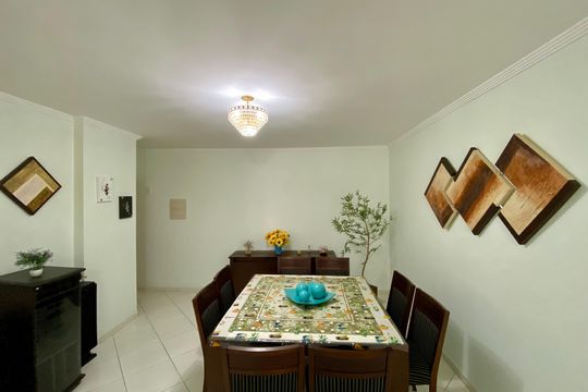 Sala de apartamento para alugar com 2 quartos, 100m² em Aviação, Praia Grande
