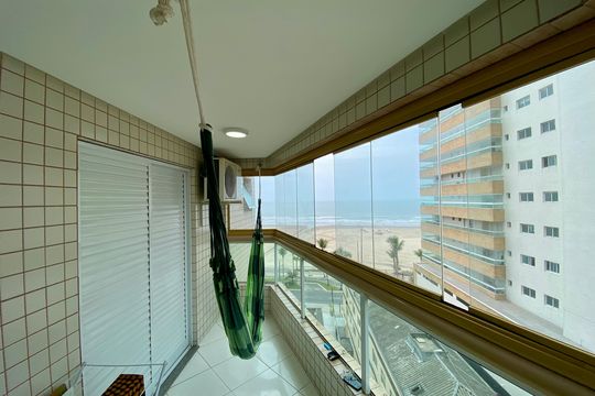 Varanda de apartamento para alugar com 2 quartos, 100m² em Aviação, Praia Grande