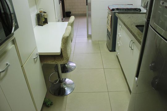 Cozinha de apartamento à venda com 3 quartos, 96m² em Vila Moreira, Guarulhos